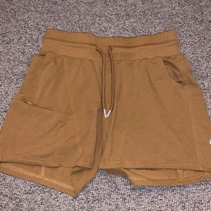 Zyia shorts a mustard yellow/brown color! Size medium!